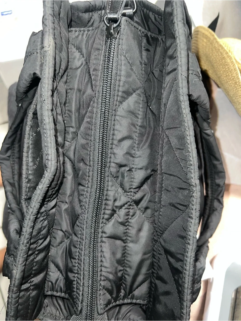 Marc New York black quilted hand bag/crossbody